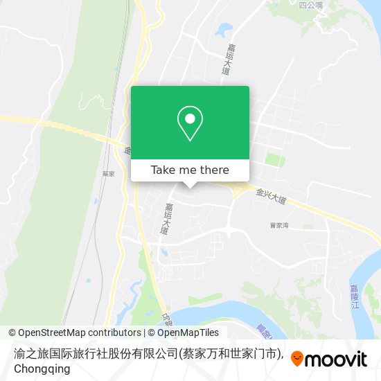 渝之旅国际旅行社股份有限公司(蔡家万和世家门市) map