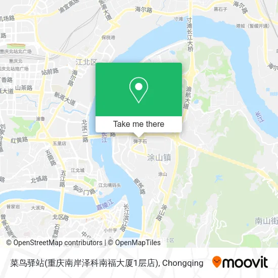 菜鸟驿站(重庆南岸泽科南福大厦1层店) map