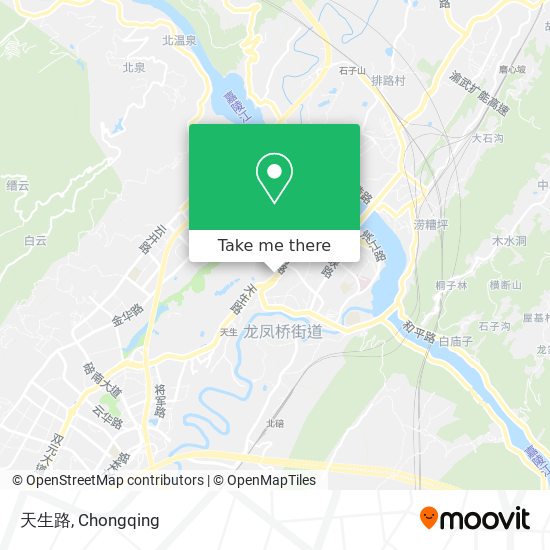 天生路 map