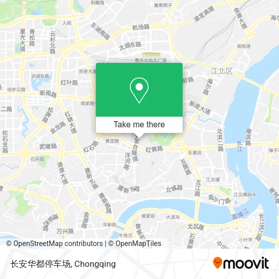 长安华都停车场 map