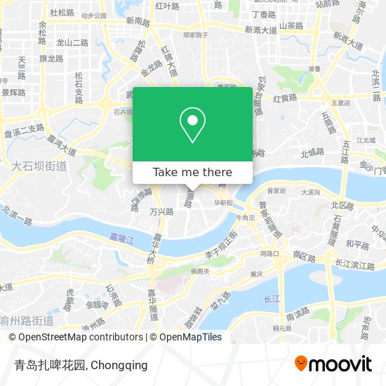 青岛扎啤花园 map