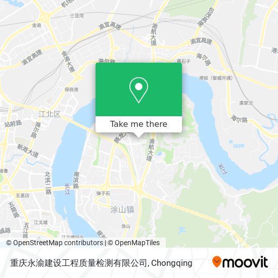 重庆永渝建设工程质量检测有限公司 map