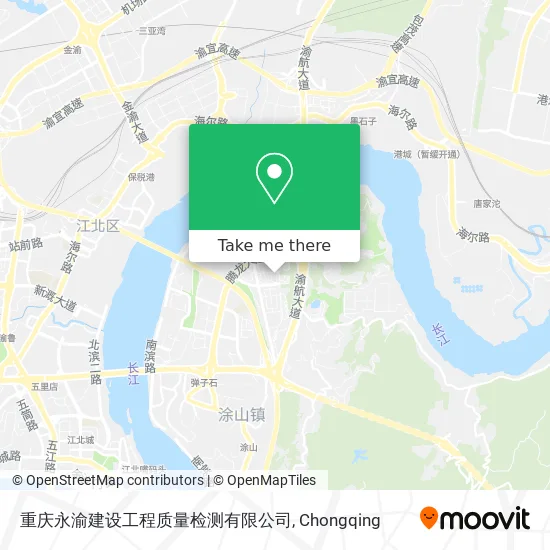 重庆永渝建设工程质量检测有限公司 map