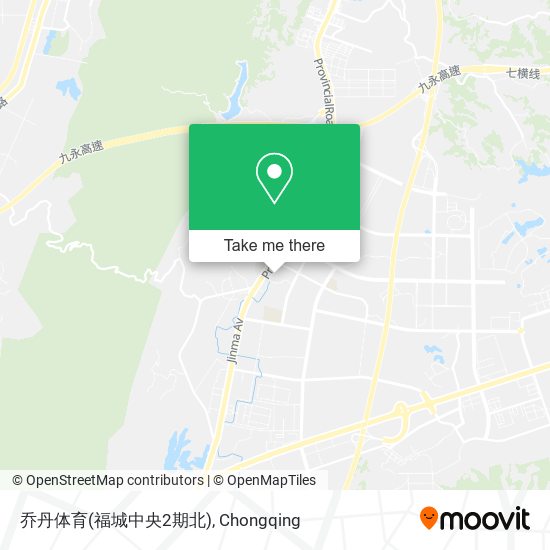 乔丹体育(福城中央2期北) map