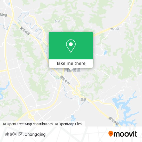 南彭社区 map