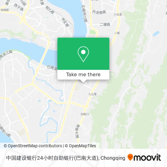 中国建设银行24小时自助银行(巴南大道) map