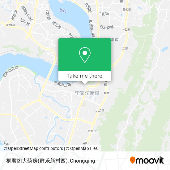 桐君阁大药房(群乐新村西) map