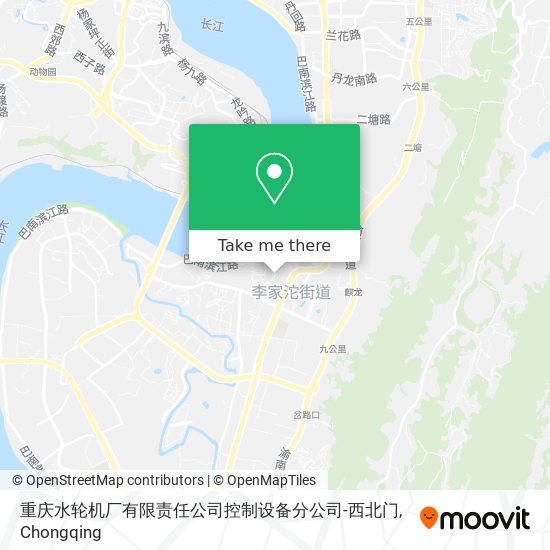 重庆水轮机厂有限责任公司控制设备分公司-西北门 map