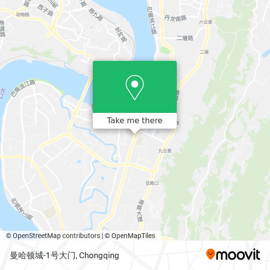 曼哈顿城-1号大门 map