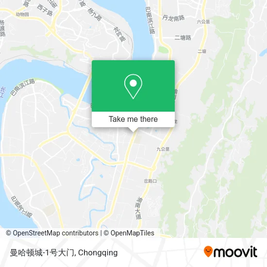 曼哈顿城-1号大门 map
