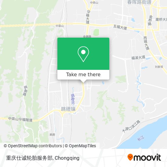 重庆仕诚轮胎服务部 map