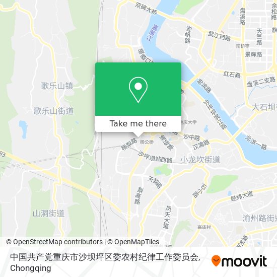 中国共产党重庆市沙坝坪区委农村纪律工作委员会 map