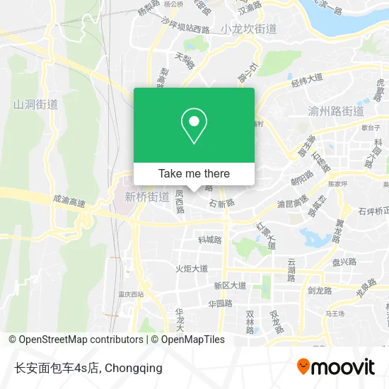 长安面包车4s店 map