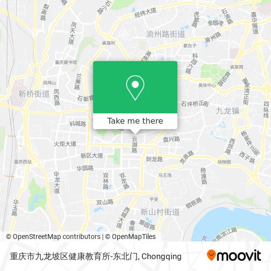 重庆市九龙坡区健康教育所-东北门 map