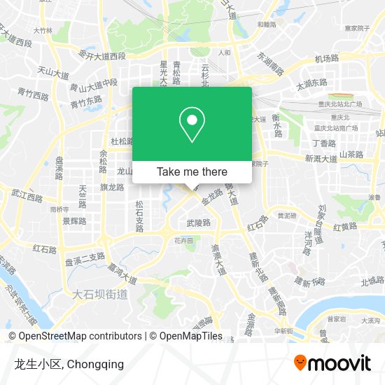 龙生小区 map