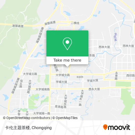 卡伦主题茶楼 map