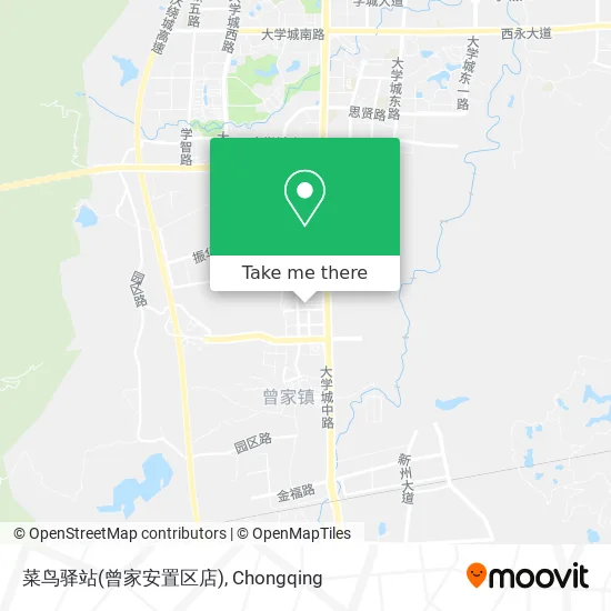 菜鸟驿站(曾家安置区店) map