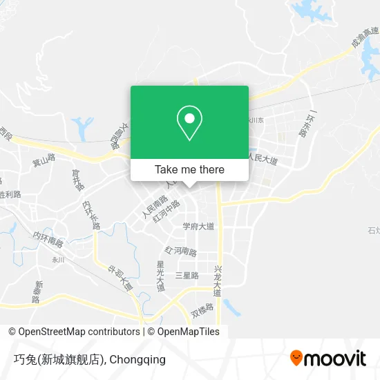 巧兔(新城旗舰店) map