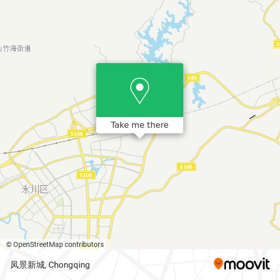 凤景新城 map