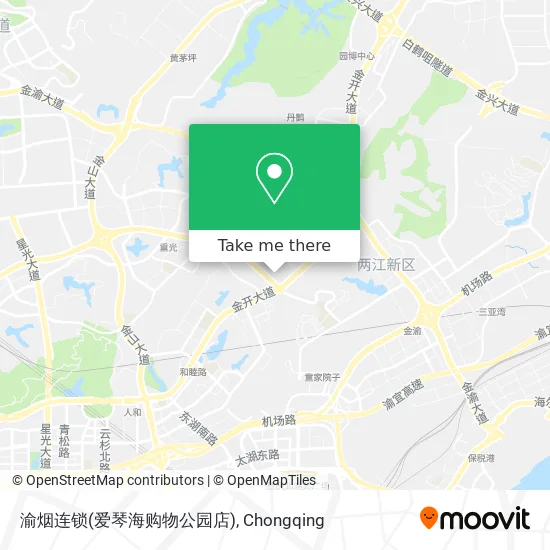 渝烟连锁(爱琴海购物公园店) map