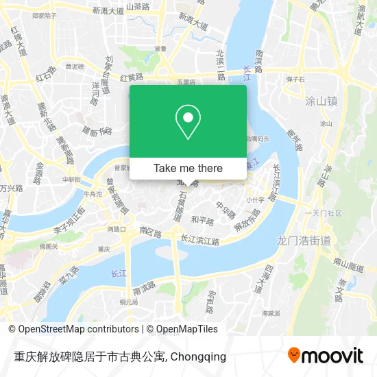 重庆解放碑隐居于市古典公寓 map