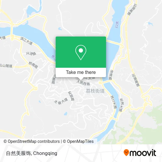 自然美服饰 map