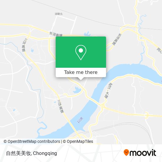 自然美美妆 map