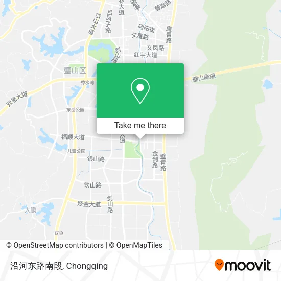 沿河东路南段 map