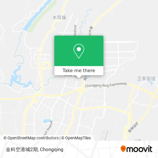 金科空港城2期 map