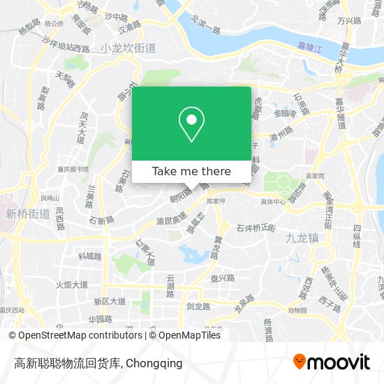 高新聪聪物流回货库 map