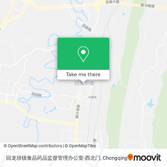 回龙坝镇食品药品监督管理办公室-西北门 map