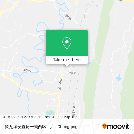 聚龙城安置房一期西区-北门 map