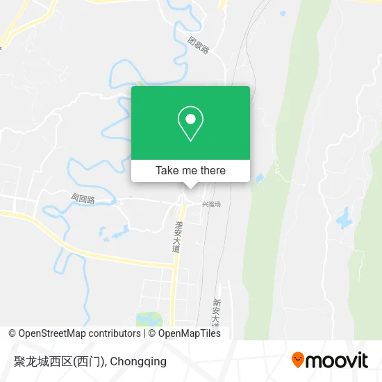 聚龙城西区(西门) map