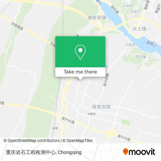 重庆岩石工程检测中心 map