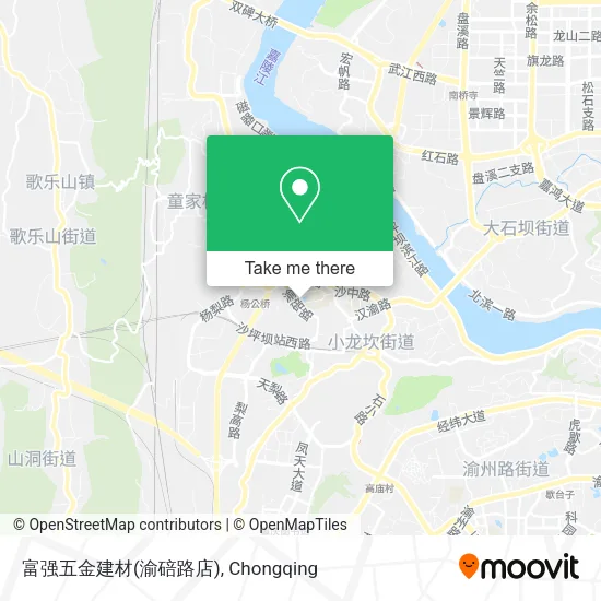 富强五金建材(渝碚路店) map