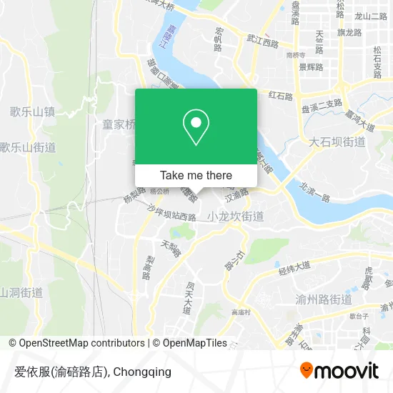 爱依服(渝碚路店) map