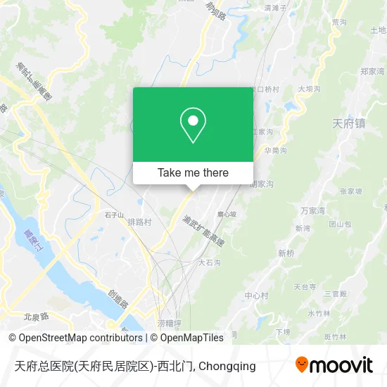 天府总医院(天府民居院区)-西北门 map