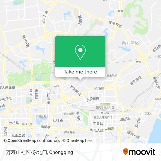 万寿山社区-东北门 map