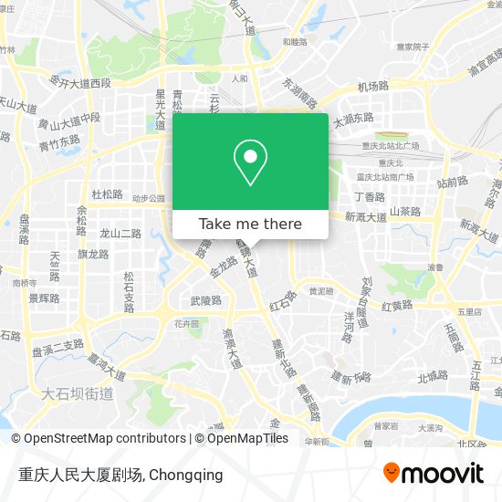 重庆人民大厦剧场 map