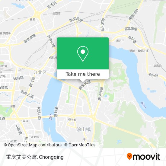 重庆艾美公寓 map