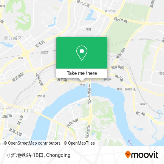 寸滩地铁站-1B口 map