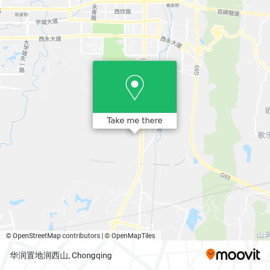 华润置地润西山 map