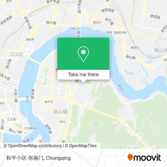 和平小区-东南门 map