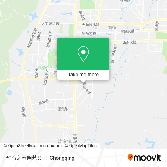 华渝之春园艺公司 map