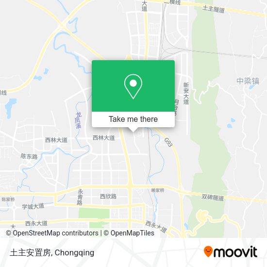 土主安置房 map