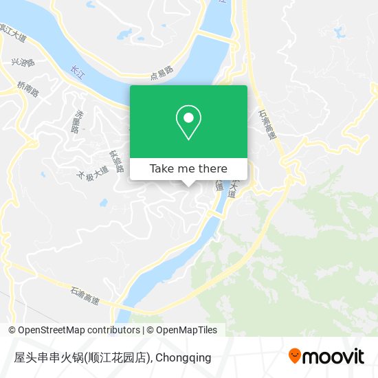 屋头串串火锅(顺江花园店) map