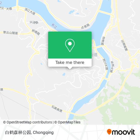 白鹤森林公园 map
