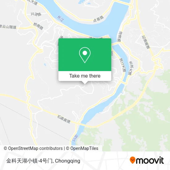 金科天湖小镇-4号门 map