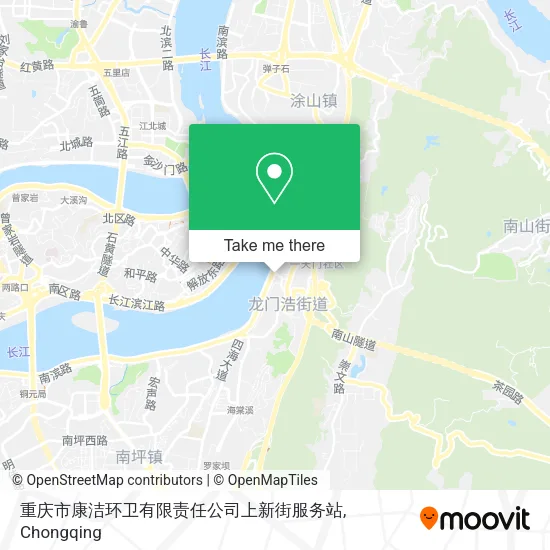 重庆市康洁环卫有限责任公司上新街服务站 map