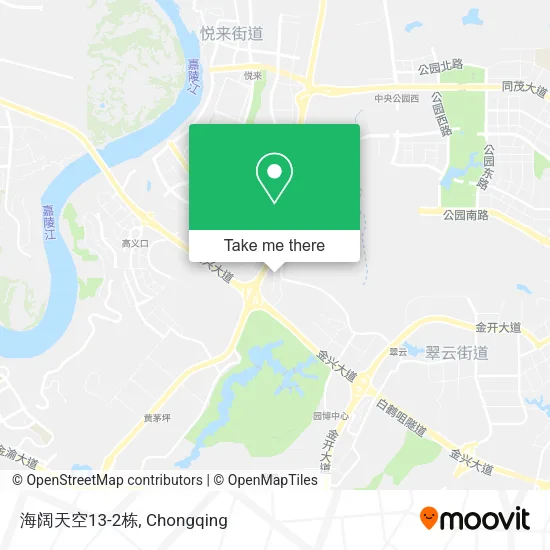 海阔天空13-2栋 map